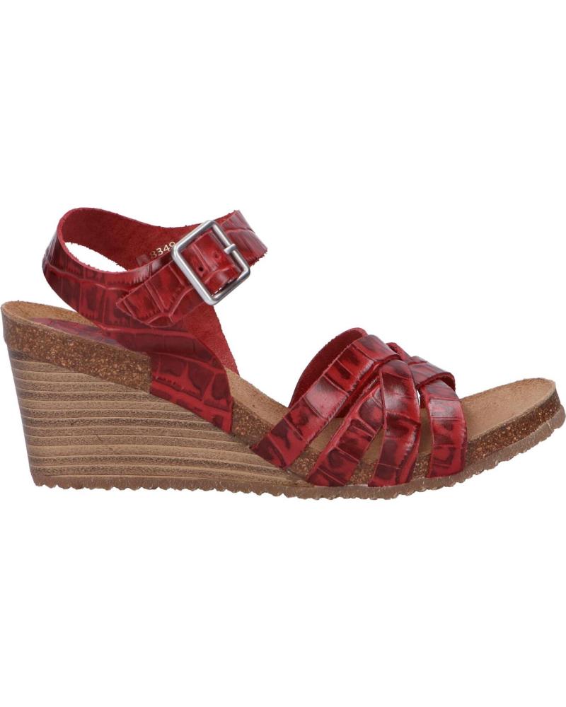 Sandalias de Mujer KICKERS 775711-50 SOLYNA 42 ROUGE CROCO
