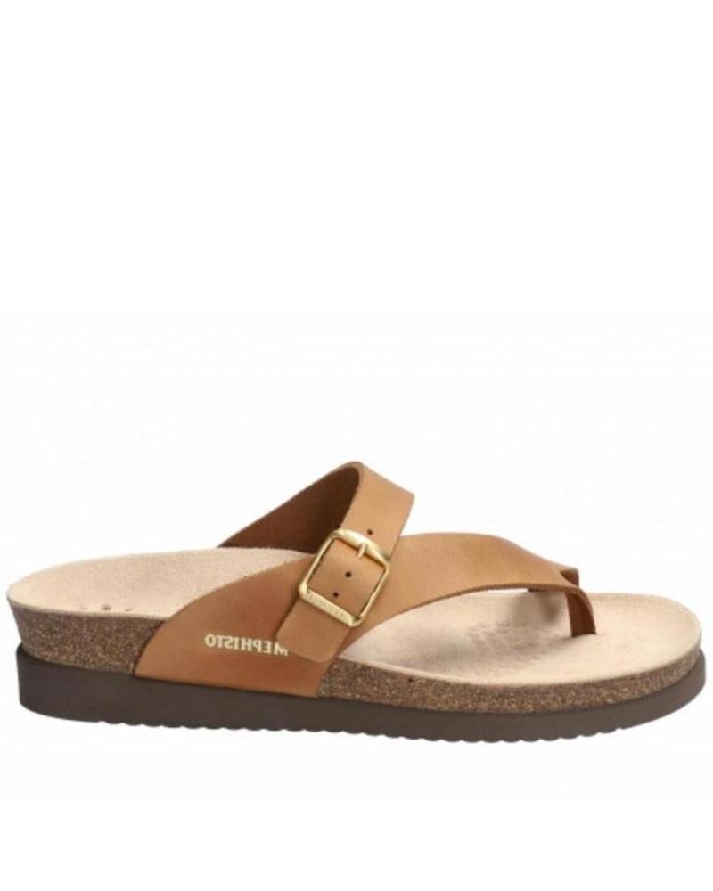 Sandalias de Mujer MEPHISTO HELEN PIEL CAMEL