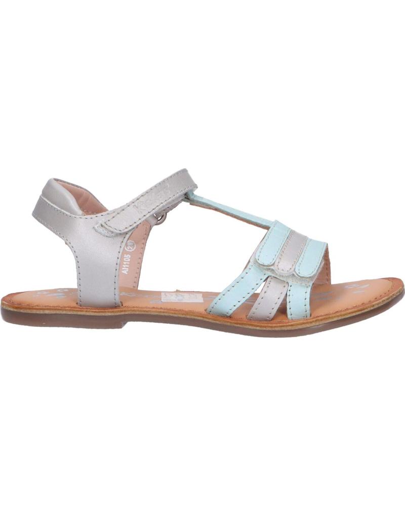 Sandalias de Mujer y Niña KICKERS 700963-30 DIAMANTO 221 TURQUOISE ARGENT