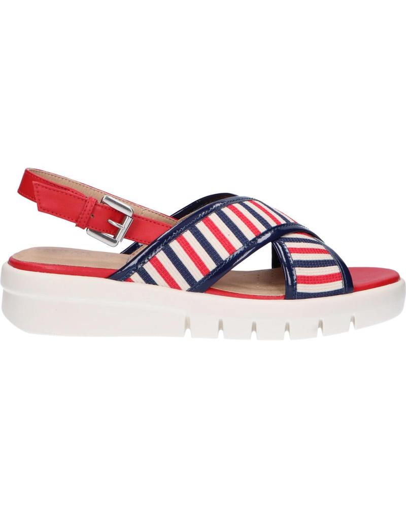 Sandalias de Mujer GEOX D92DPD 011BC D WIMBLEY C7Y4E SCARLET-BLUE