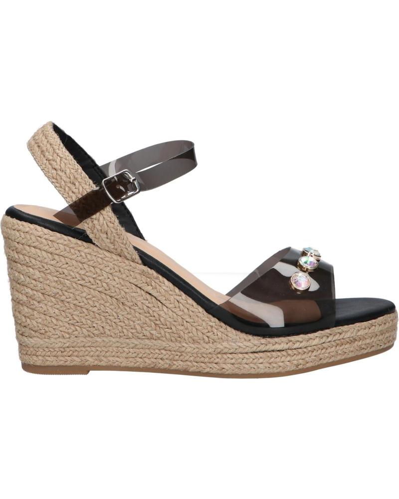 Sandalias de Mujer CHIKA10 VIOLETA 05 VINILO NEGRO-BLACK VINYL