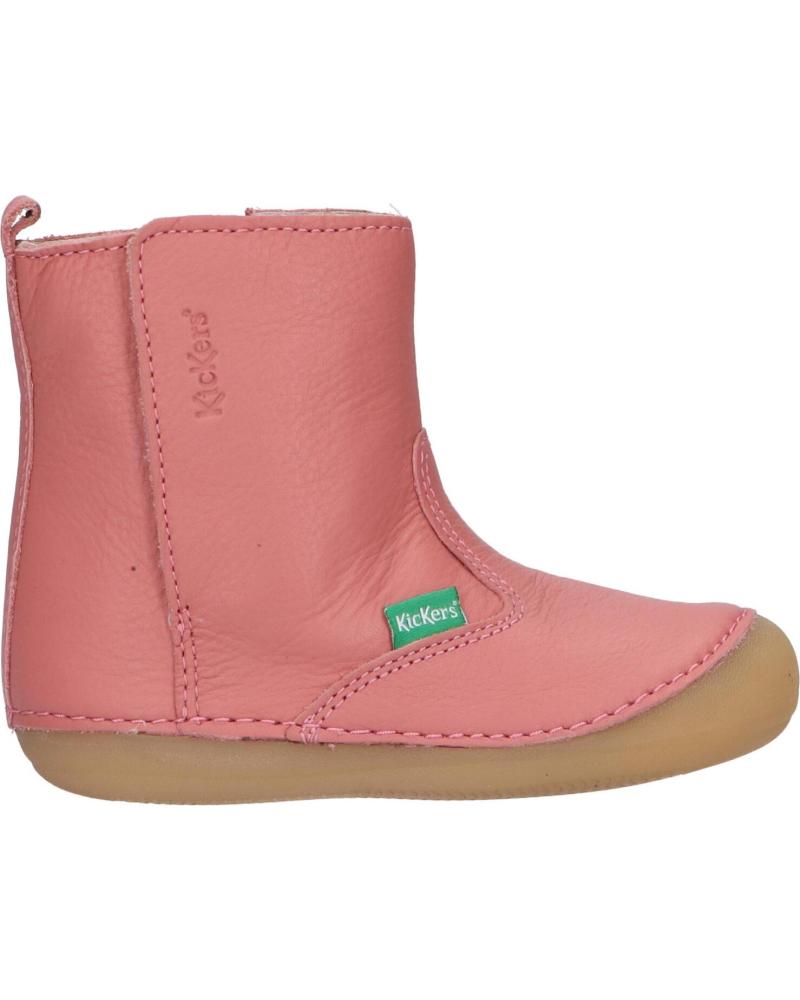Botas de Niña KICKERS 584413-10 SOCOOL 132 ROSE FONCE