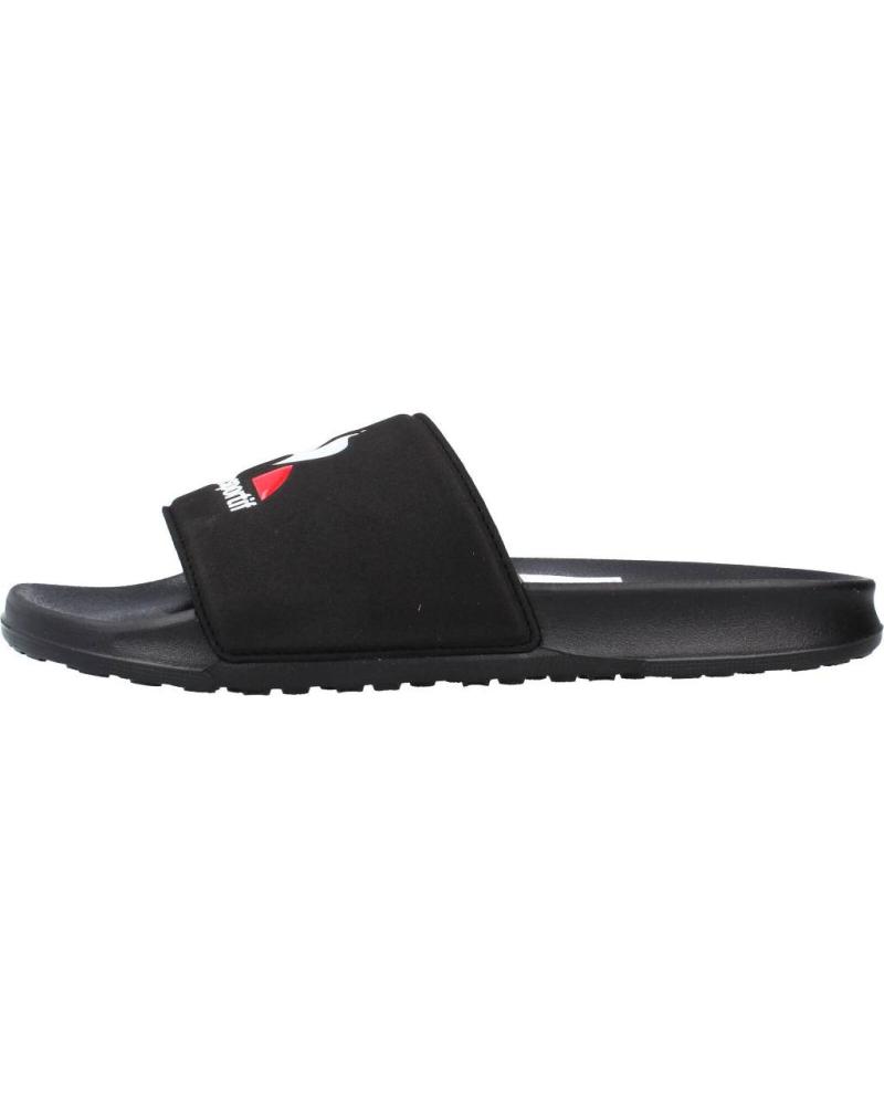 CHANCLAS UNISEX LE COQ SPORTIF LOGO NEGRAS NEGRO