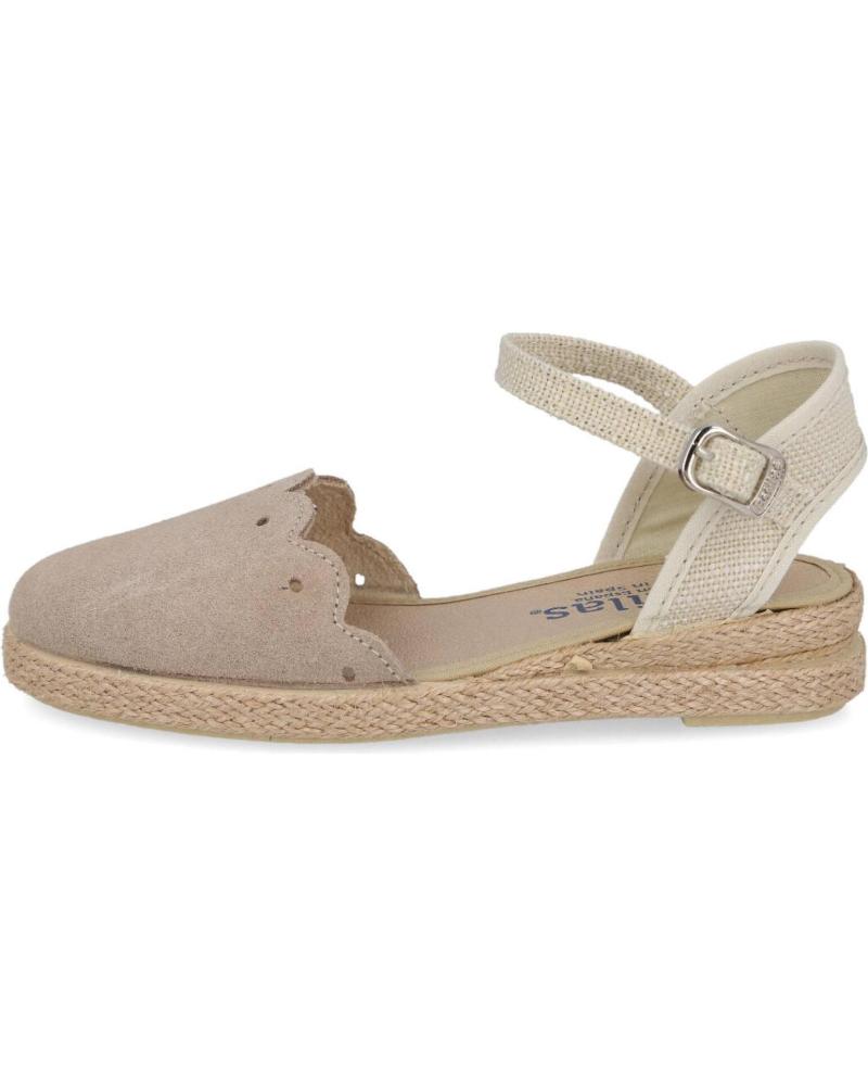 Sandalias de Niña BATILAS 201-030-1 ALPARGATAS ESPARTO NI BEIG