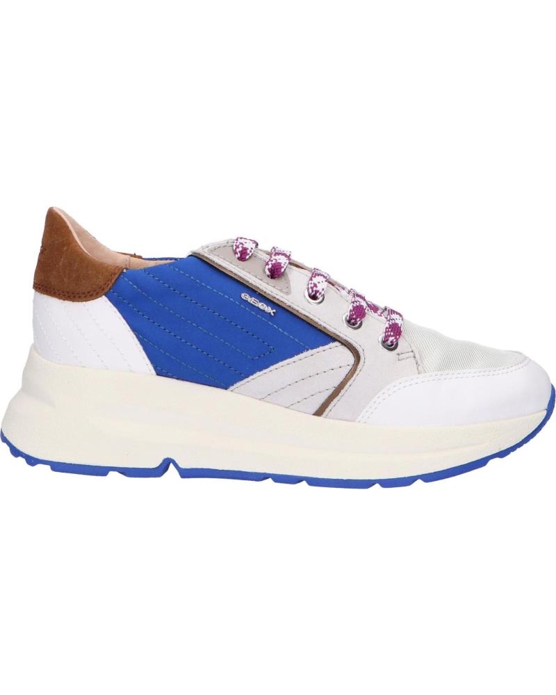 Zapatillas deporte de Mujer GEOX D94FLA 02285 D BACKSIE C1209 OFF WHITE-WHITE