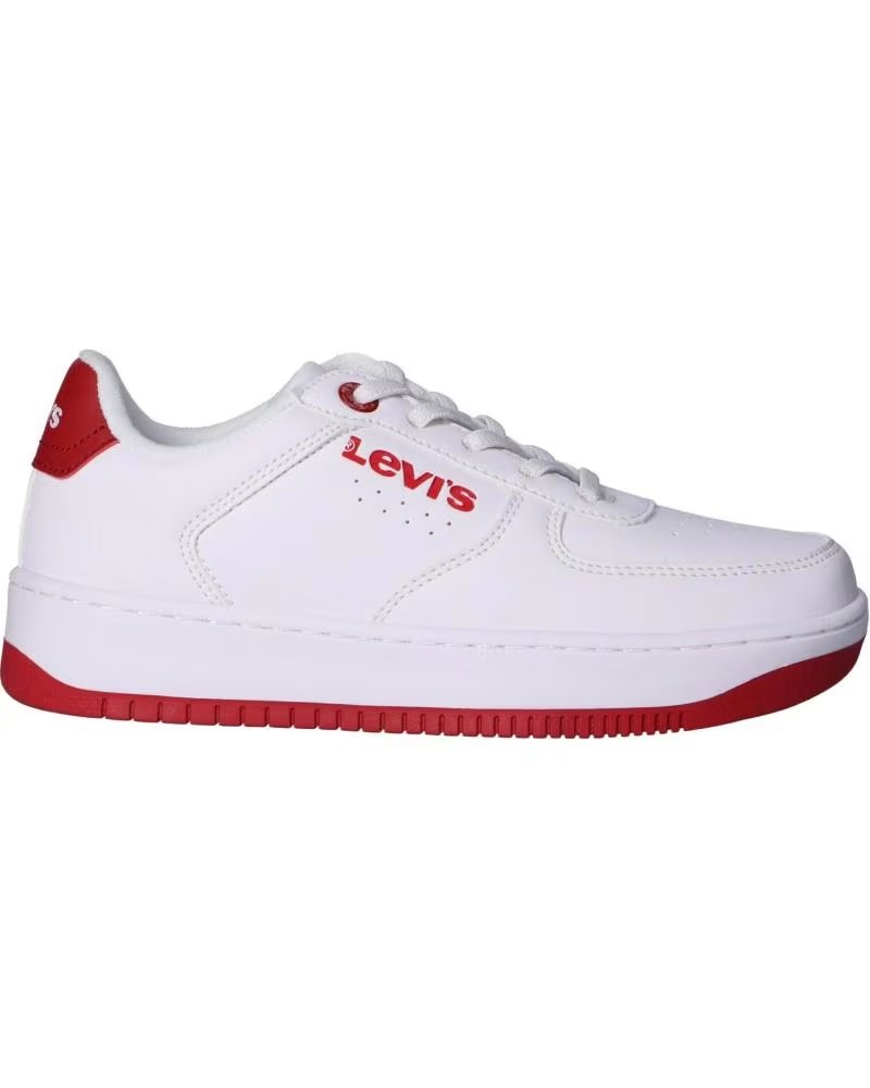 Levis VUNI0020S New Union 0079 White Red