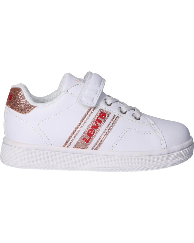 Zapatillas deporte de Niña LEVIS VADS0042S BRANDON MINI 2900 WHITE ROSE