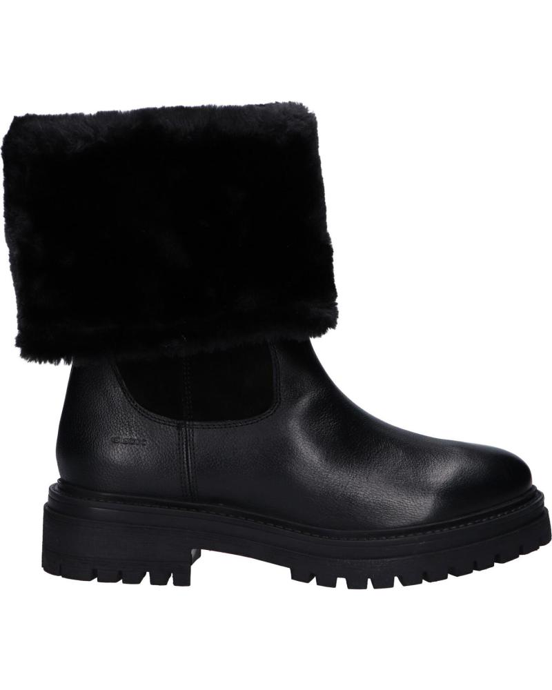 BOTAS GEOX D IRIDEA C9999 NEGRAS - MODELO D04HRM 02246 C9999 BLACK