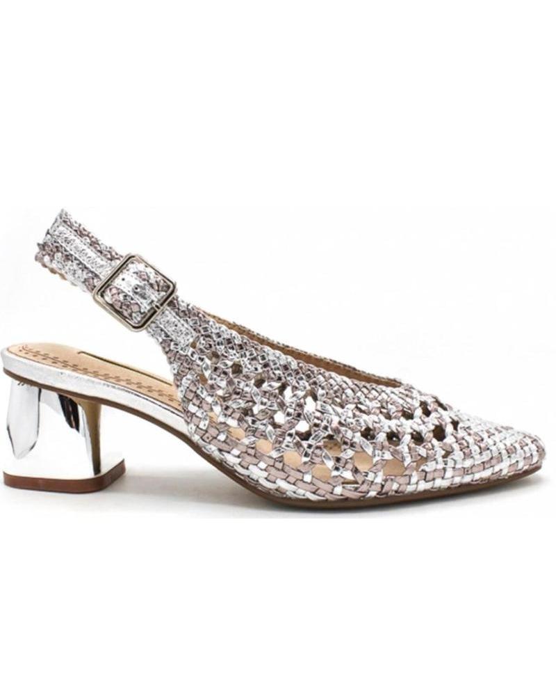 Sandálias de Mulher CORINA ZAPATOS PRIMAVERA VERANO VESTIR -PLOMO M3177 PLATA