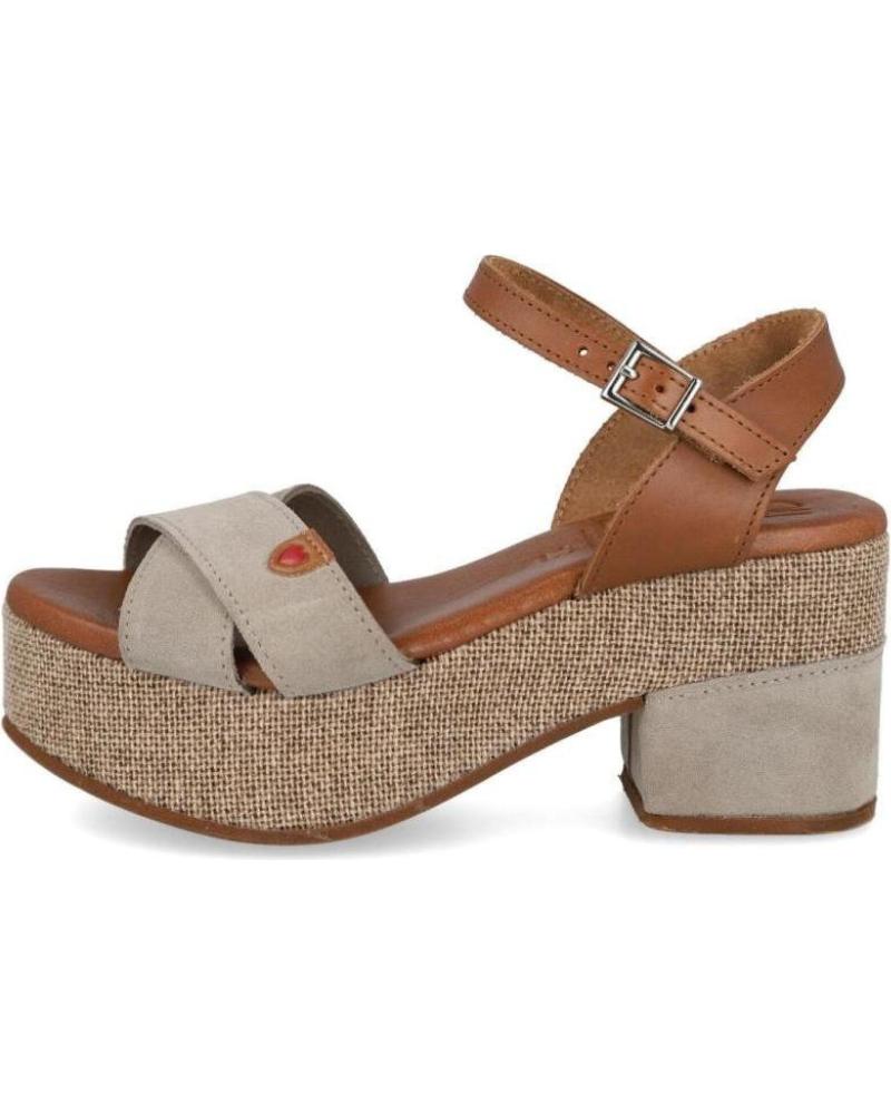 Sandálias de Mulher OH MY SANDALS SANDALIAS MUJER TACON 5253 TAUPE