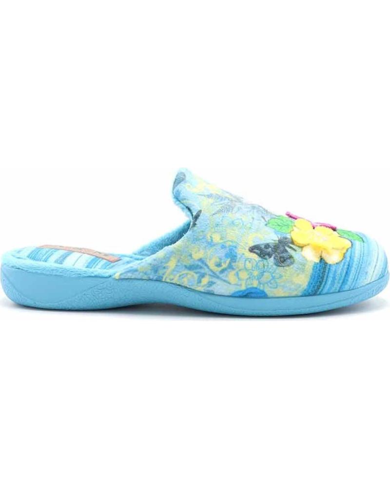 Pantufas de Mulher e Menina ANTON MOLLA CHINELA 2163 TURQUESA