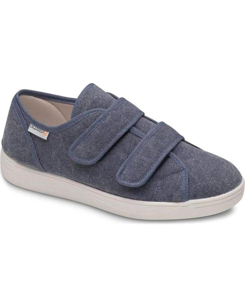 Zapatillas deporte de Mujer CALZAMEDI ZAPATOS ORTOPEDICOS LONA 3088 AZUL