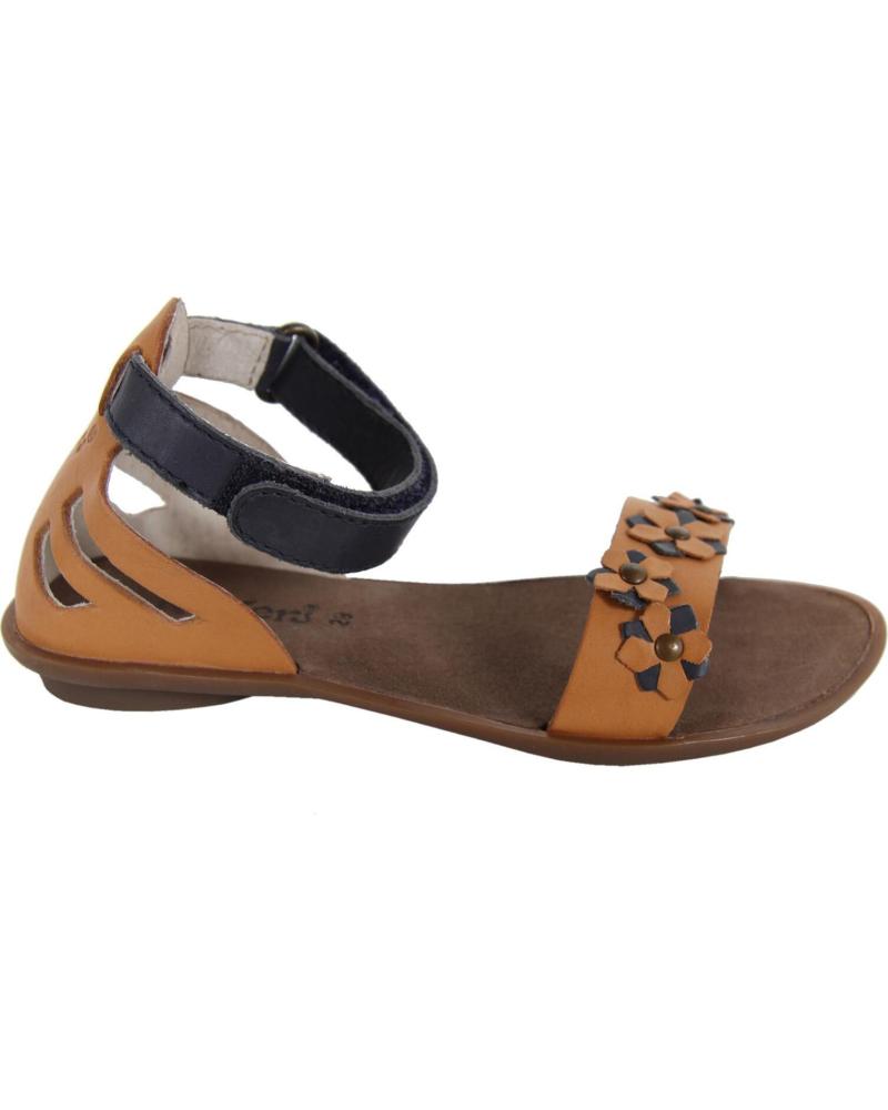 Sandalias de Niña KICKERS 414440-30 ZONZA CAMEL MARINE