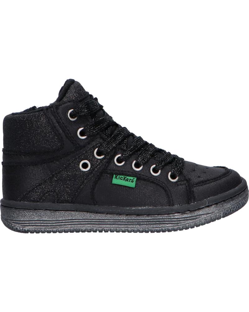 Botas de Niña KICKERS 739352 LOWELL 81 NOIR BRILLANT