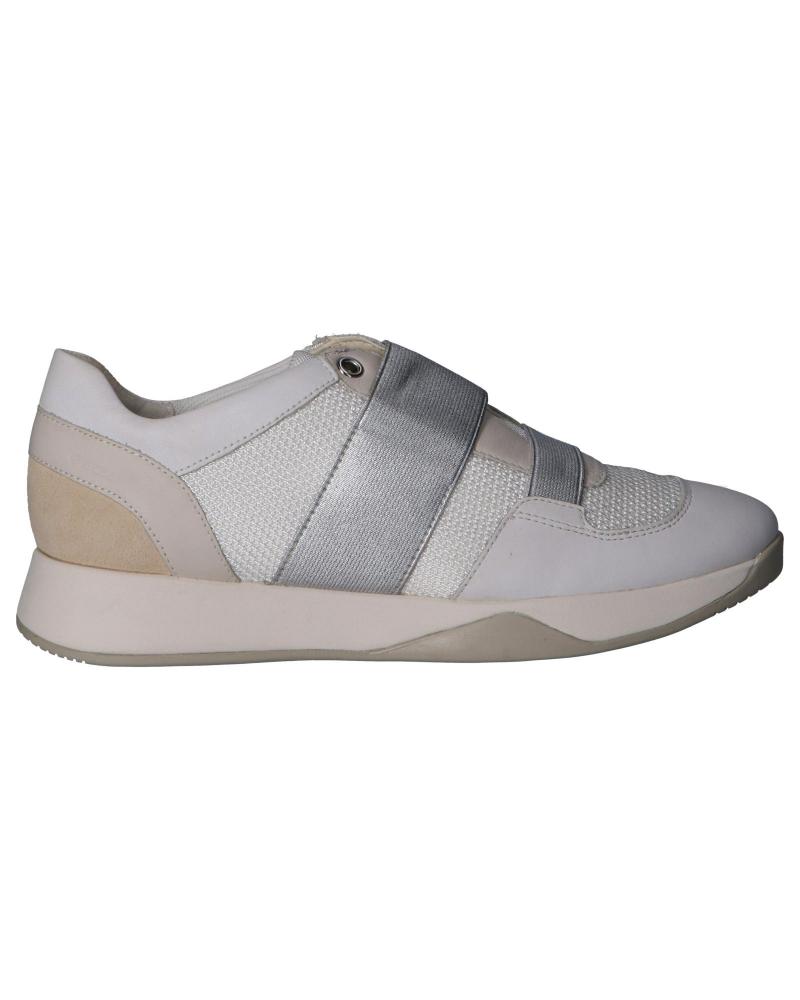 Zapatillas deporte de Mujer GEOX D94FRD 01485 D SUZZIE C1327 WHITE-LT GOLD