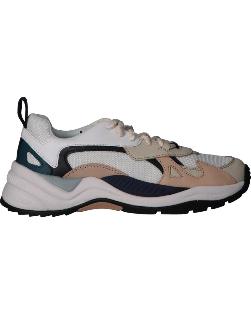 Zapatillas deporte de Mujer y Hombre GEOX T94BUA 04314 T02 C0812 LT BEIGE-WHITE