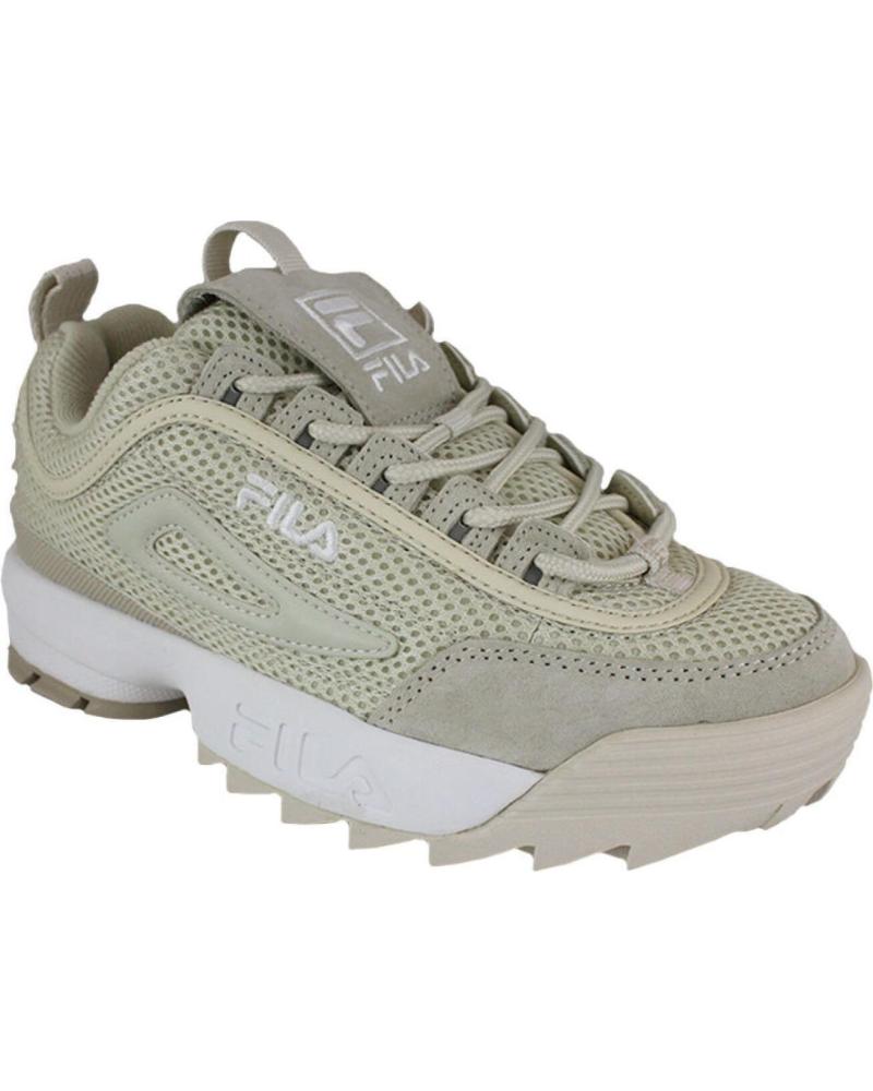 FILA DISRUPTOR MM LOW ZAPATILLAS BEIGE BLANCO ANTIGUO BEIGE