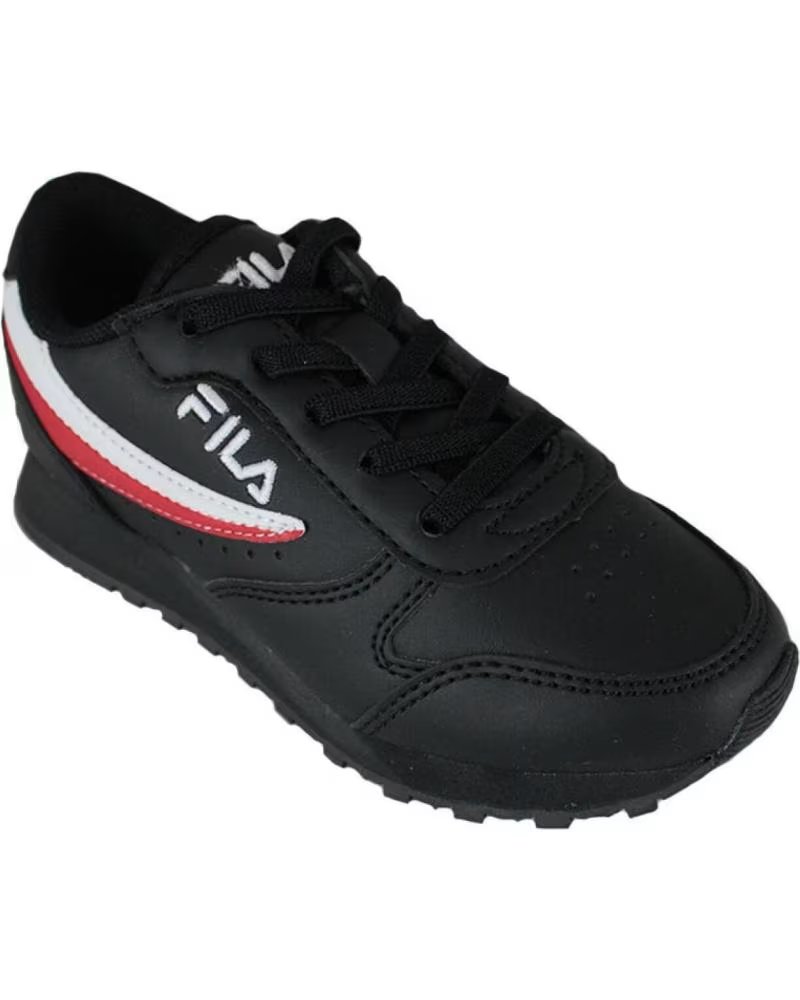 Zapatillas Fila Orbit Low Kids Negras Negro