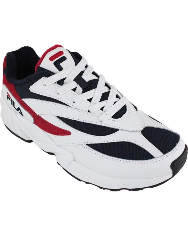 Zapatillas Fila V94M Jr Blanco, Azul Marino y Rojo Blanco