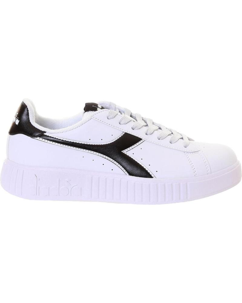 DIADORA GAME P STEP C0351 - ZAPATILLAS CASUAL BLANCO Y NEGRO NEGRO