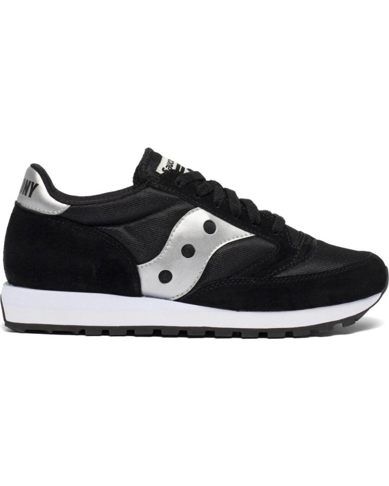 Deportivas de Mujer y Hombre y Niña y Niño SAUCONY JAZZ 81 S70539-2 NEGRO-PLATA