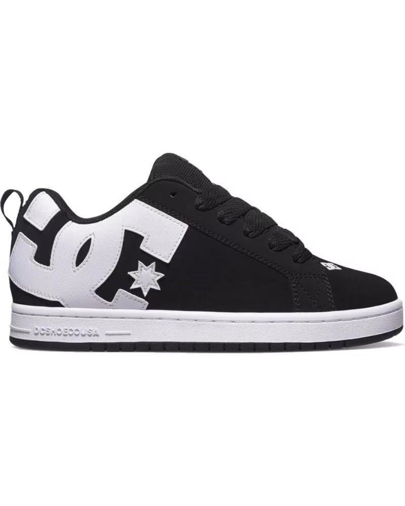 Dc Shoes Court Graffik Negro Blanco Black 001
