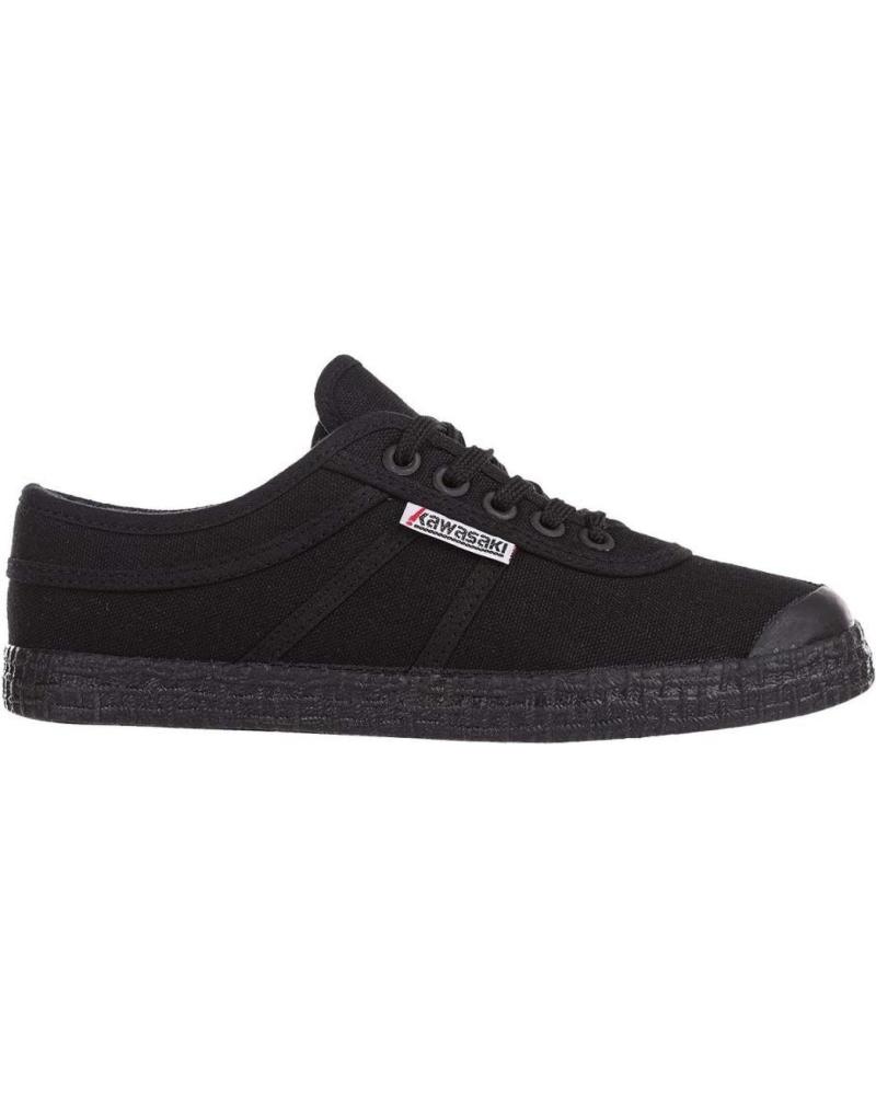 KAWASAKI ORIGINAL ZAPATILLAS CANVAS TEDDY K204501 1001S NEGRO SÓLIDO 1001S BLACK SOLID