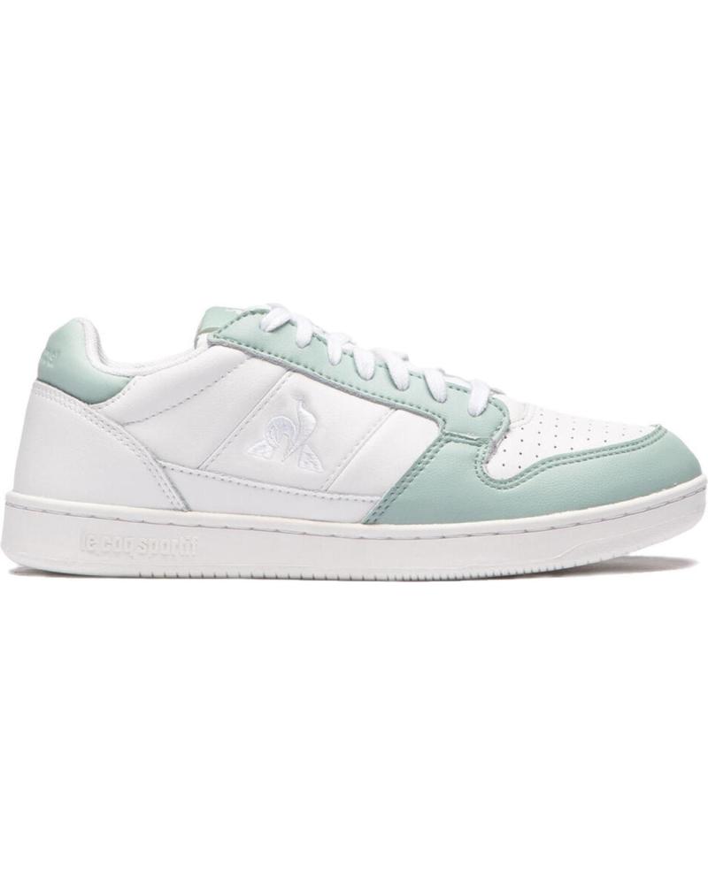ZAPATILLAS LE COQ SPORTIF BREAKPOINT W 2120503 BLANCO Y VERDE AGUA BLANCO-VERDE