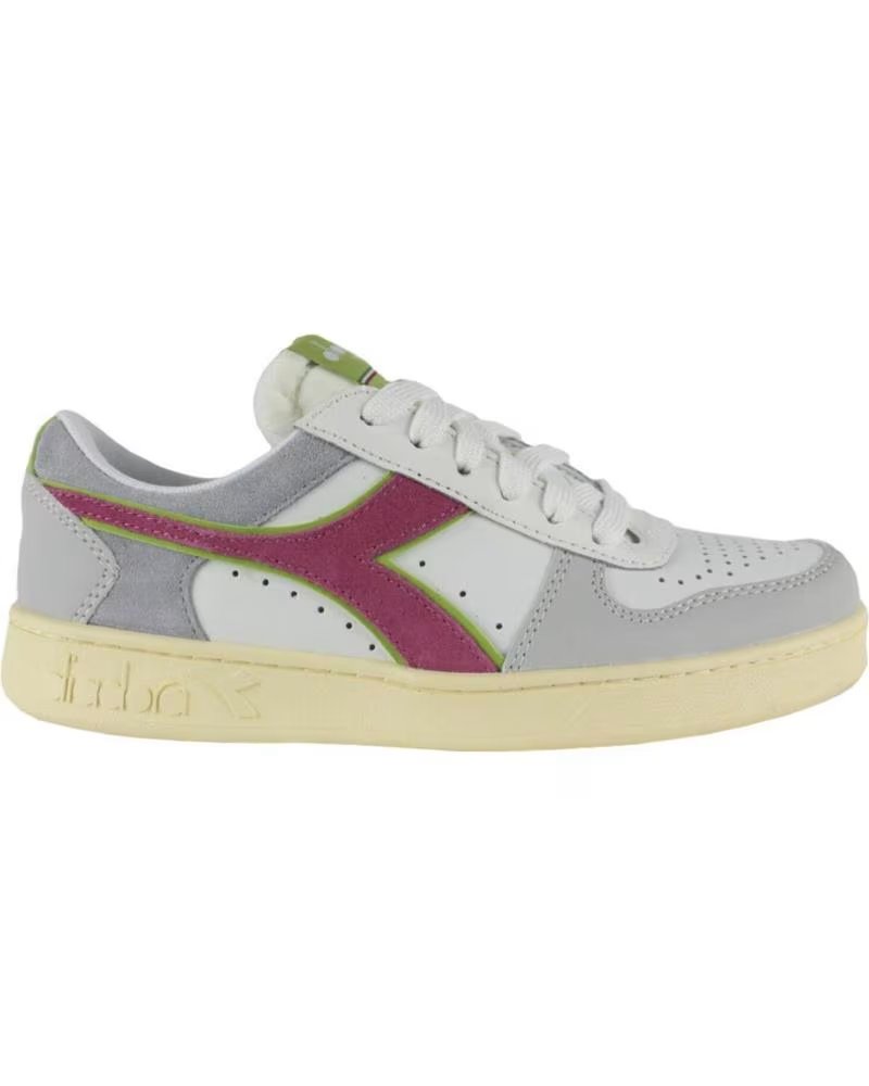Diadora Diadora Magic Basket Low Wn C6655 178554 01 Lunar Rock White Blanco-gris