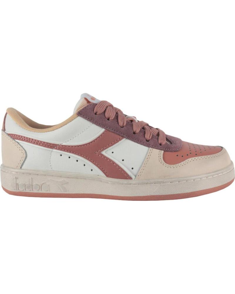 ZAPATILLAS DIADORA MAGIC BASKET LOW ICONA WN 178737 C9865 CORAL HAZE CORAL