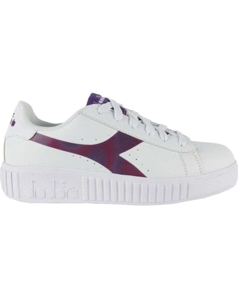 ZAPATILLAS DIADORA GAME STEP KALEIDO GS C7821 BLANCAS CON MORADO DAHLIA BLANCO-MORADO
