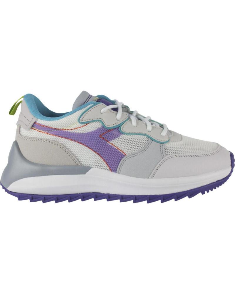 ZAPATILLAS DIADORA JOLLY MESH WN C9721 178302 EN TONOS GRIS, MORADO Y AZUL LAVANDA GRIS-MORADO
