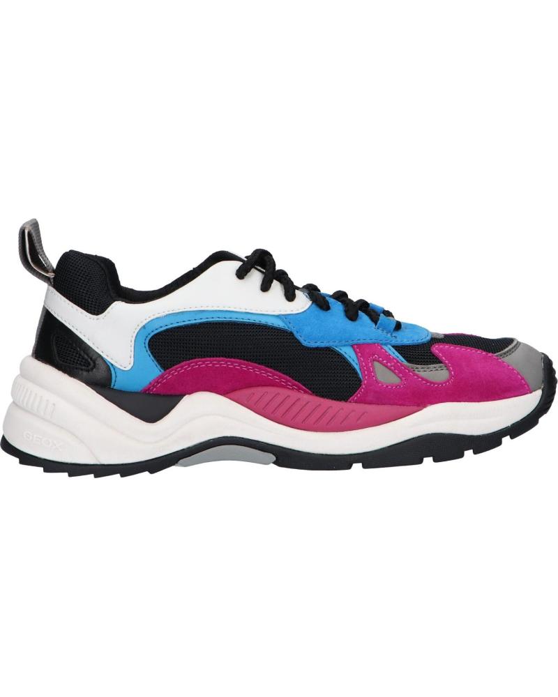 Zapatillas deporte de Mujer GEOX T94BUA 02214 T02 C4D9B AZURE-BLACK