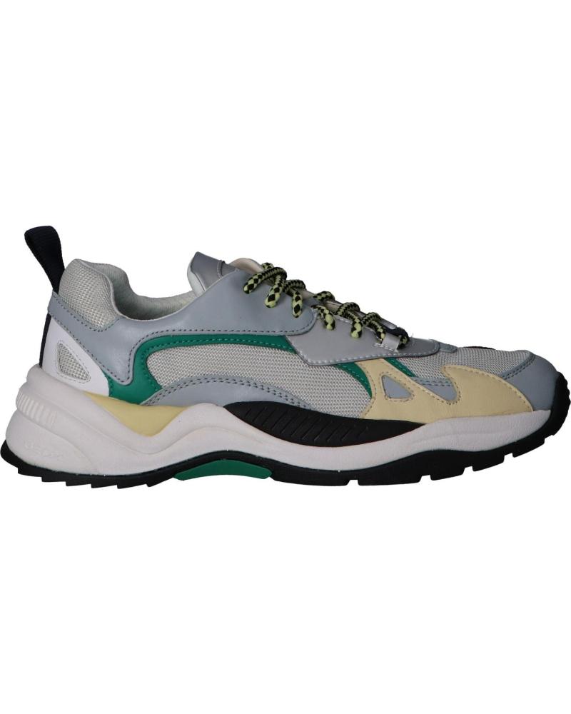 Zapatillas deporte de Mujer y Hombre GEOX T94BUA 08514 T02 C1182 LT GREY-LT YELLOW