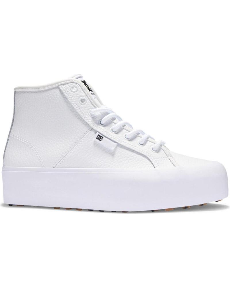 DC SHOES MANUAL HI WNT ADJS300286 ZAPATILLAS ALTAS BLANCAS WW0 WHITE-WHITE WW0