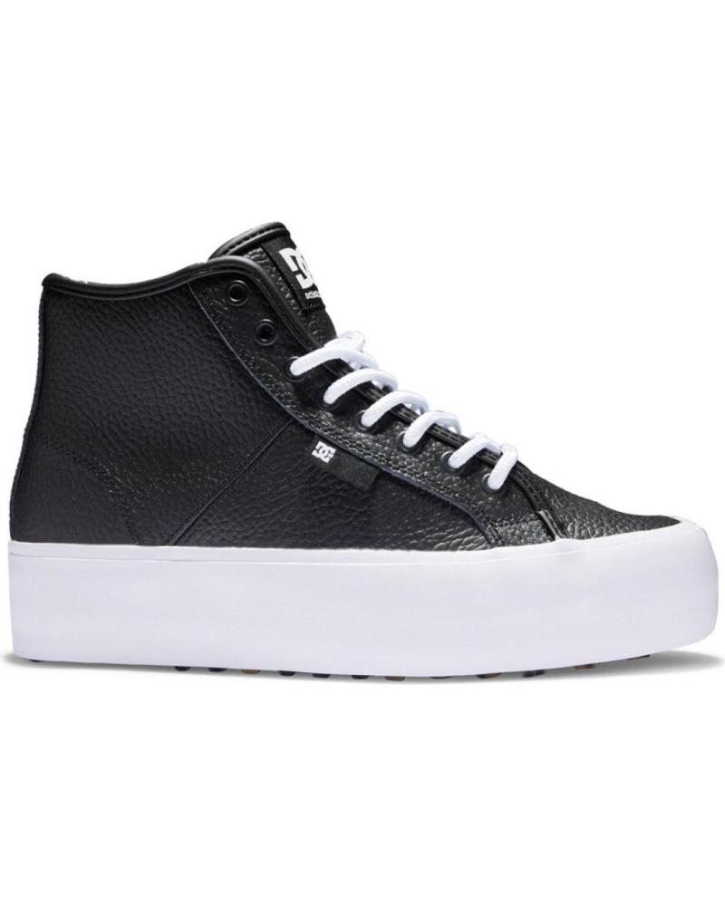 DC SHOES MANUAL HI WNT ADJS300286 ZAPATILLAS ALTAS NEGRAS BKW BLACK-WHITE BKW