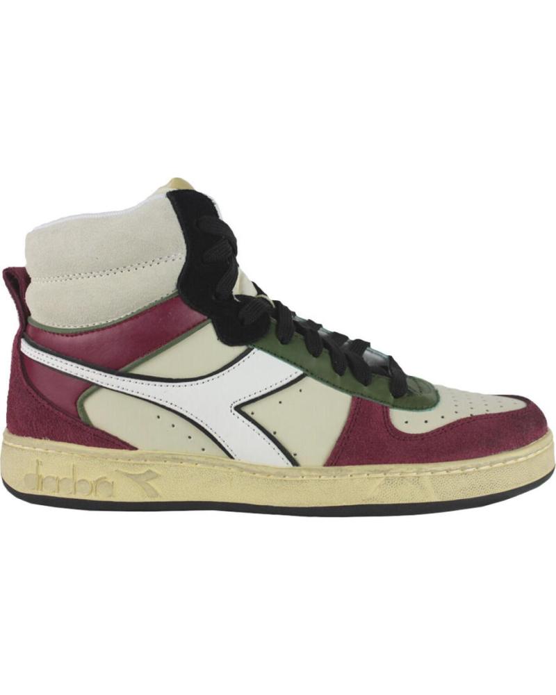 ZAPATILLAS DIADORA MAGIC BASKET MID LEGACY 501 179008 C9986 CLOUD CREAM-RHUBARB MULTICOLOR C9986 CLOUD CREAM-RHUBARB-BLACK