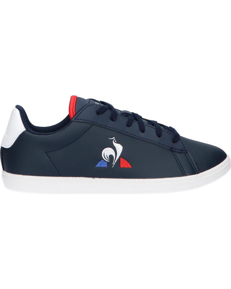 Zapatillas deporte de Mujer y Niña y Niño LE COQ SPORTIF 2020240 COURTSET GS DRESS BLUE-OPTICAL WHITE