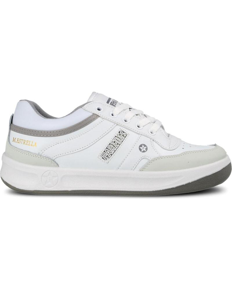 PAREDES ZAPATILLAS CASUAL ESTRELLA DP100 BLANCAS BLANCO
