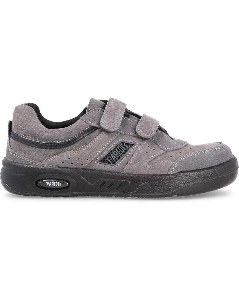 Zapatillas deporte de Mujer y Hombre PAREDES ECOLOGICO SERRAJE VELCRO GRIS