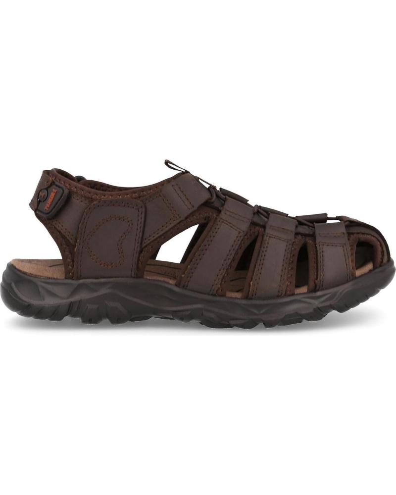 Sandalias de Hombre PAREDES - SANDALIA PIEL VERANO OBI VP20323 MARRON