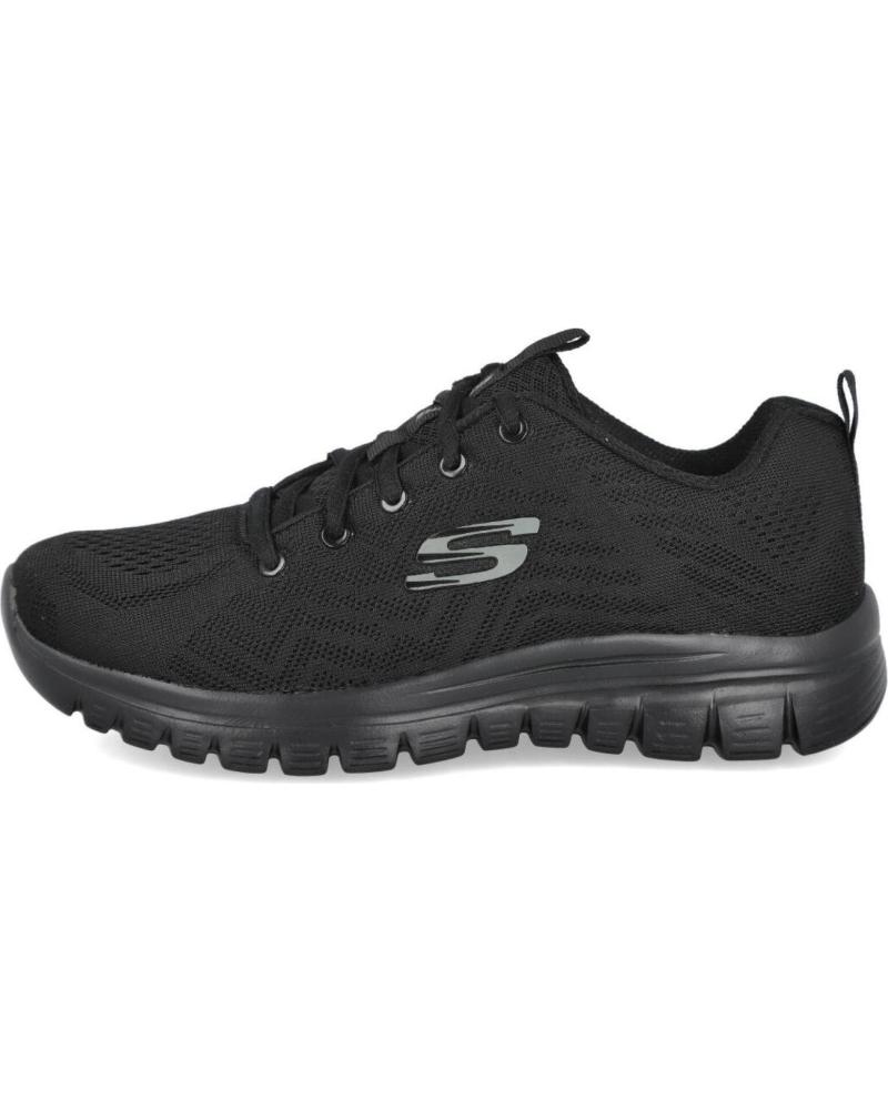 Deportivas de Mujer y Niña SKECHERS 12615 GRACEFUL - GET CONNECTED NEGRO