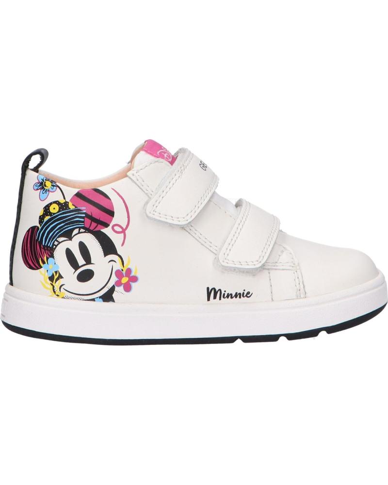 Deportivas de Niña GEOX B364CB 00085 B BIGLIA C0404 WHITE-BLACK