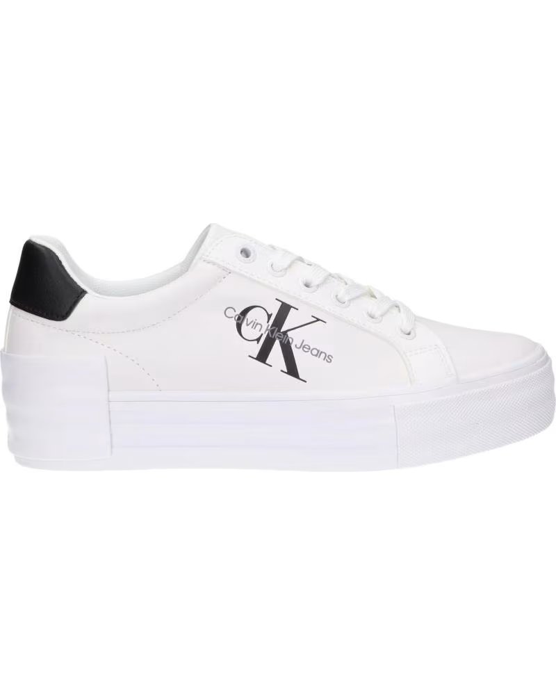 Calvin Klein YW0YW00821 Bold Vulc Flatform Ybr Bright White-black – imagen 2