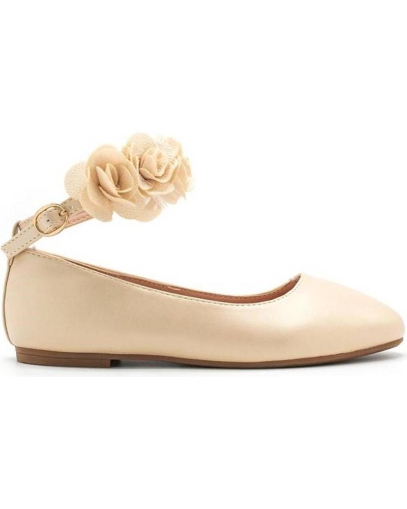 MERCEDITAS BUBBLE BOBBLE A3689 BEIGE CON FLOR DECORATIVA BEIG