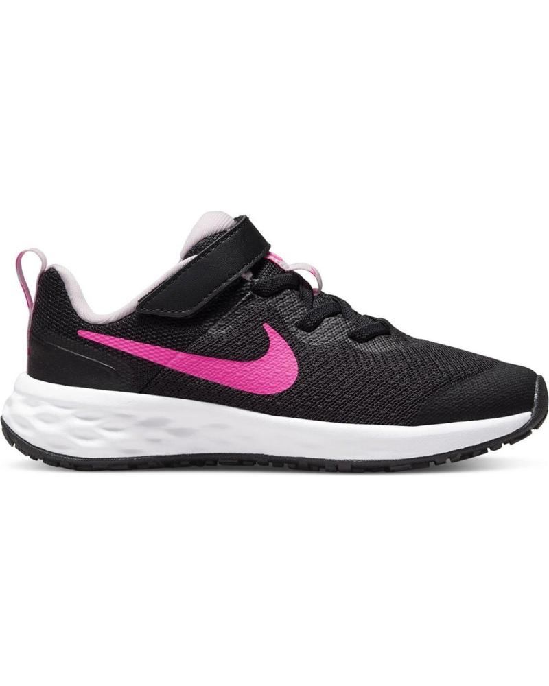 Deportivas de Niña NIKE DEPORTIVA DD1095 CON VELCRO PARA NINA NEGRO ROSA