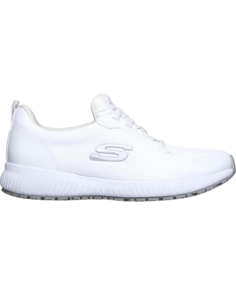 Deportivas de Mujer y Niña SKECHERS ZAPATILLAS SKECHERS 77222EC SQUAD SR WHITE