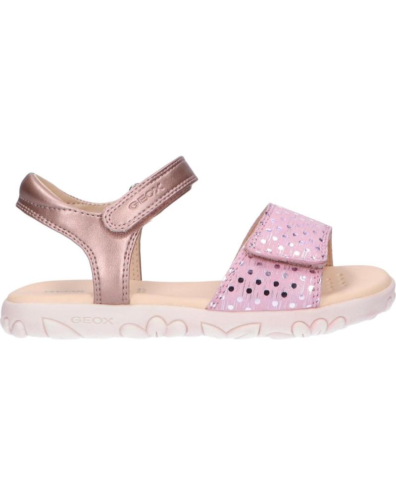 Sandalias de Niña GEOX J028ZA 007NF J HAITI C8056 ANTIQUE ROSE