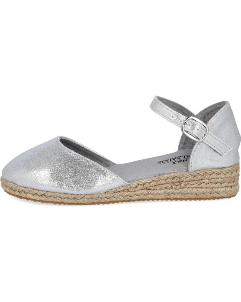 Sandalias de Niña L&R SHOES LR SHOES 442-11 ALPARGATAS NINAS SILVER