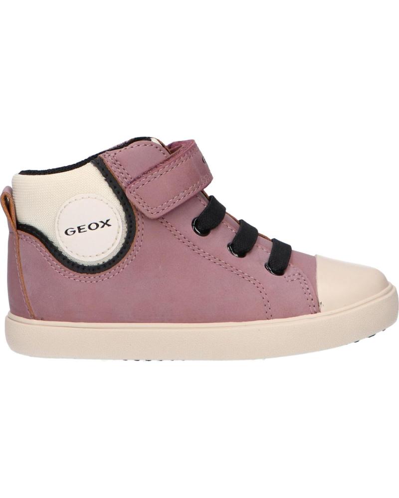 Botines de Niña GEOX B361MD 0MEFU B GISLI C8J1M DK ROSE-LT IVORY